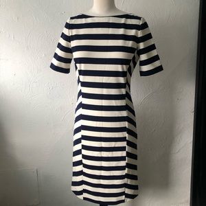 Tory Burch Striped Knit A-line Dress